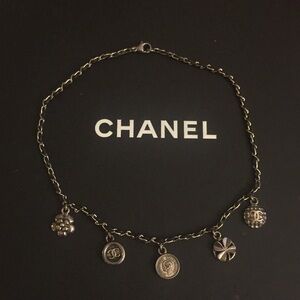 Chanel Necklace w/ Camellia, CC, Coco,Clover Charm